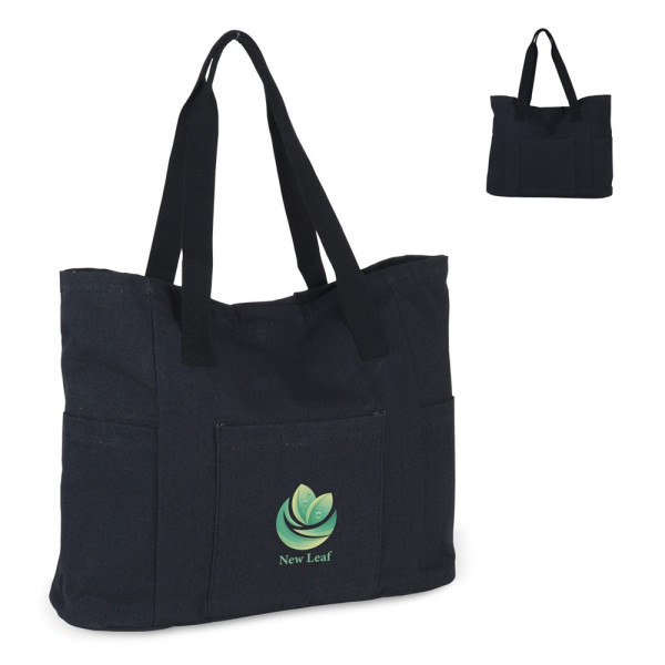 Tas Gerecycled canvas 310g/m² 42x13x43cm