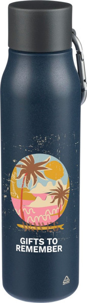 Gerecyclede dubbelwandige roestvrijstalen drinkfles (600 ml) Cassian