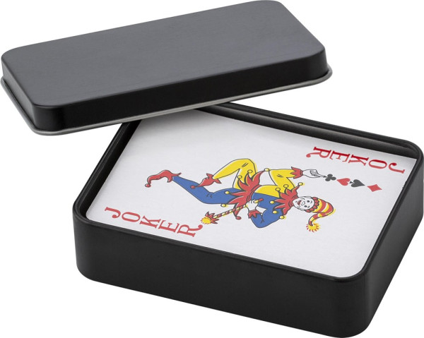 Metalen blik met speelkaarten Nathan