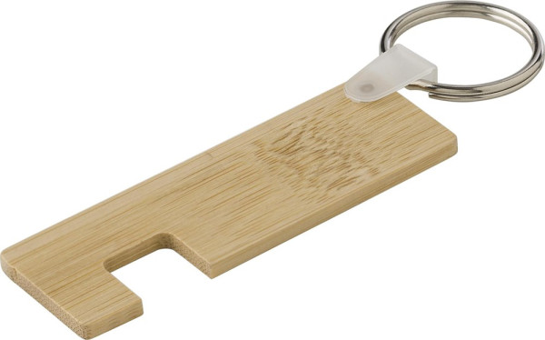 Bamboe sleutelhanger met telefoonhouder Orlando