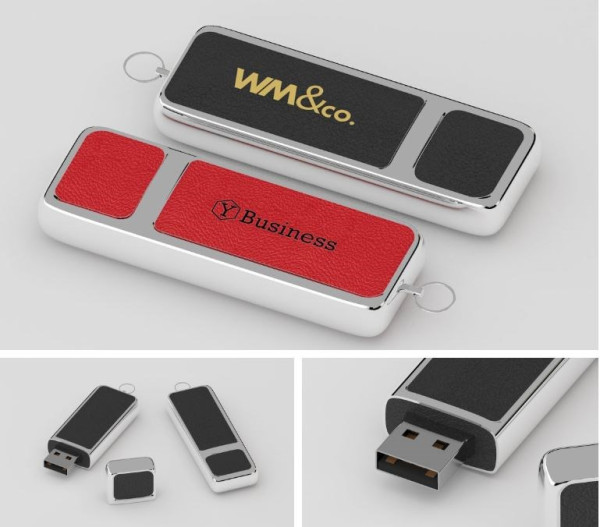 USB stick PU leather Classic 2.0