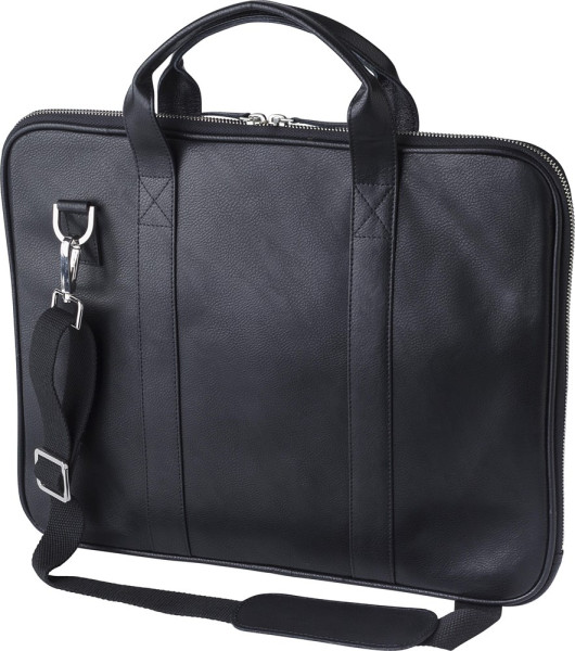 Leren laptoptas Michael