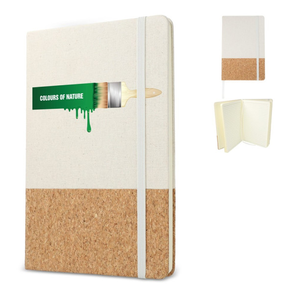 Notitieboek katoen & kurk A5
