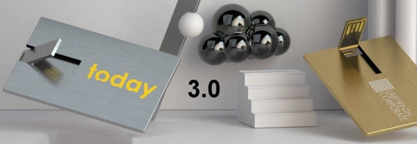 USB stick Credit Card Metaal 3.0