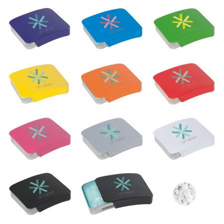 Schuifblikje met extra sterke `triangle` mintjes