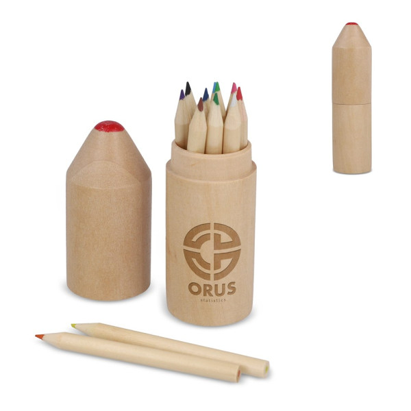 Premium houten kleurpotlodenset