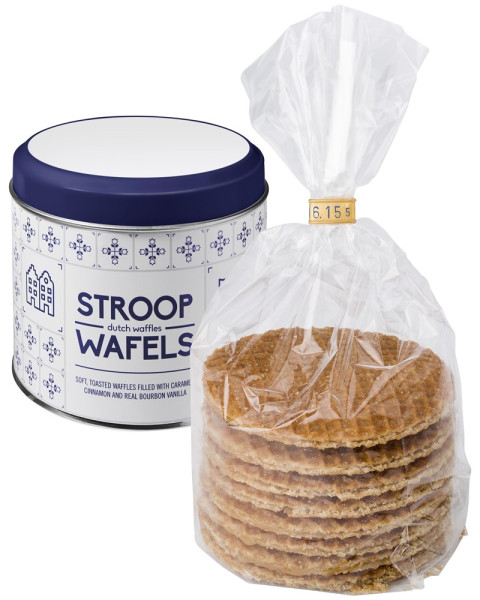 Blik inclusief stroopwafels William