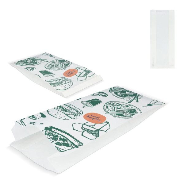 Papieren zak 50g/m² 14 x 6 x 27cm