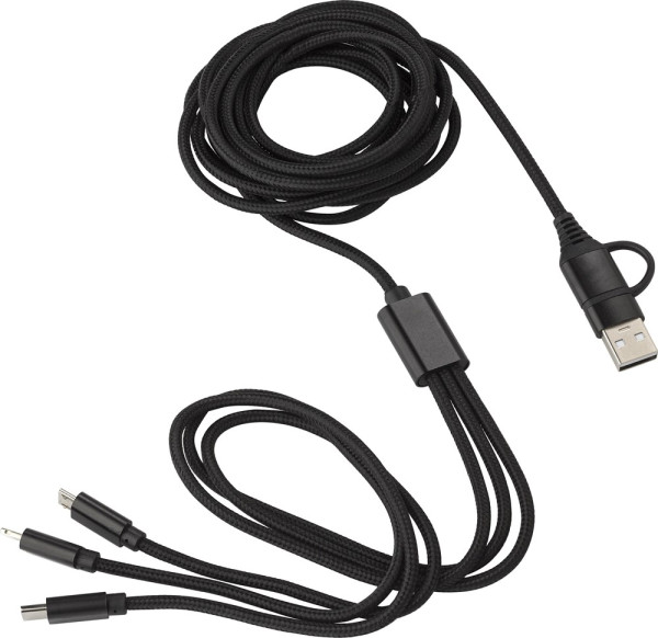 Nylon oplaadkabel Sable